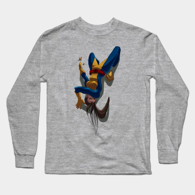 ShadowCat Long Sleeve T-Shirt by tattts